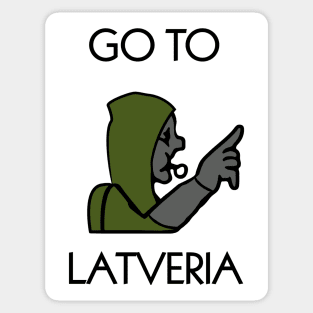 Go to Latveria Sticker